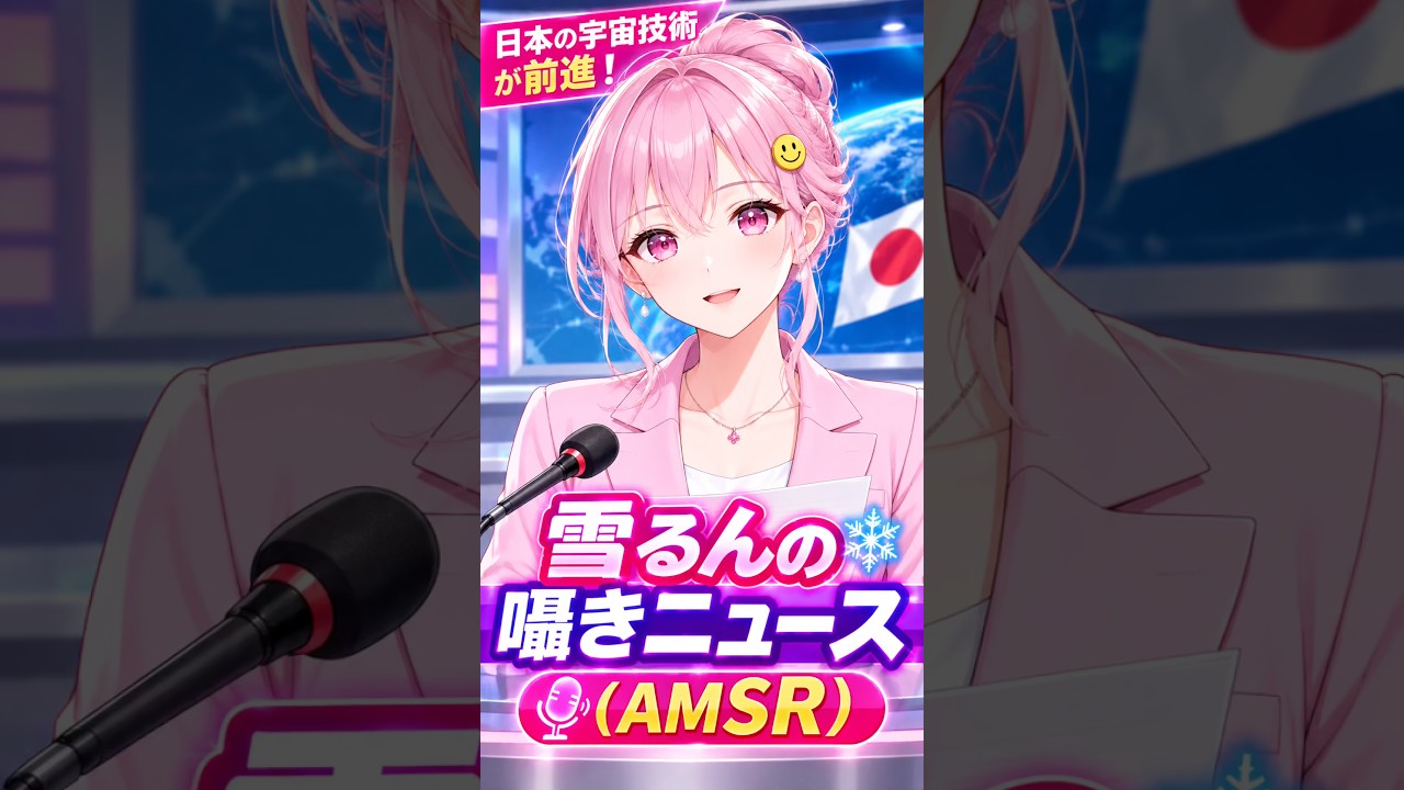 雪るんの囁きニュース🍀✨️日本の宇宙技術について🚀 AMSR(囁き)でニュースをお届けします。イラスト:AI 囁き:雪るん