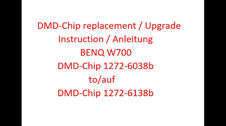 DMD-Chip replacement Benq
