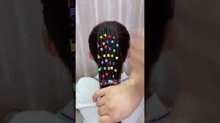 Candy Color Bucket Bead Ponytail Tutorial Content Inspiration Sharing Plan Likeability Incentive