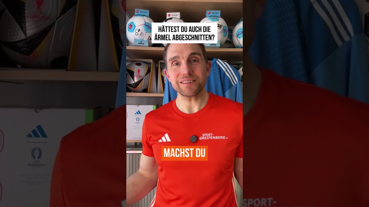 So bekommst du dein Torwart Trikot in Kurzarm!