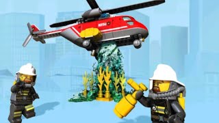 LEGO CITY My City 2. Водоотведение и воздушные пожарные! Лего Сити GAME