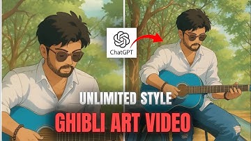 Free Ghibli Art image & Video Create Free Ghibli Multi Style in Chatgpt mobile telugu photo editing