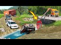 Cars vs Fast Flowing Rivers - BeamNG Drive - 🔥 ULTIMATE Edition Compilation