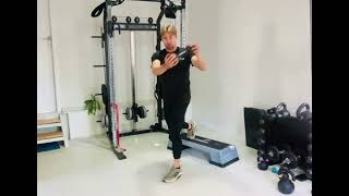 Split Squat Wood Chop