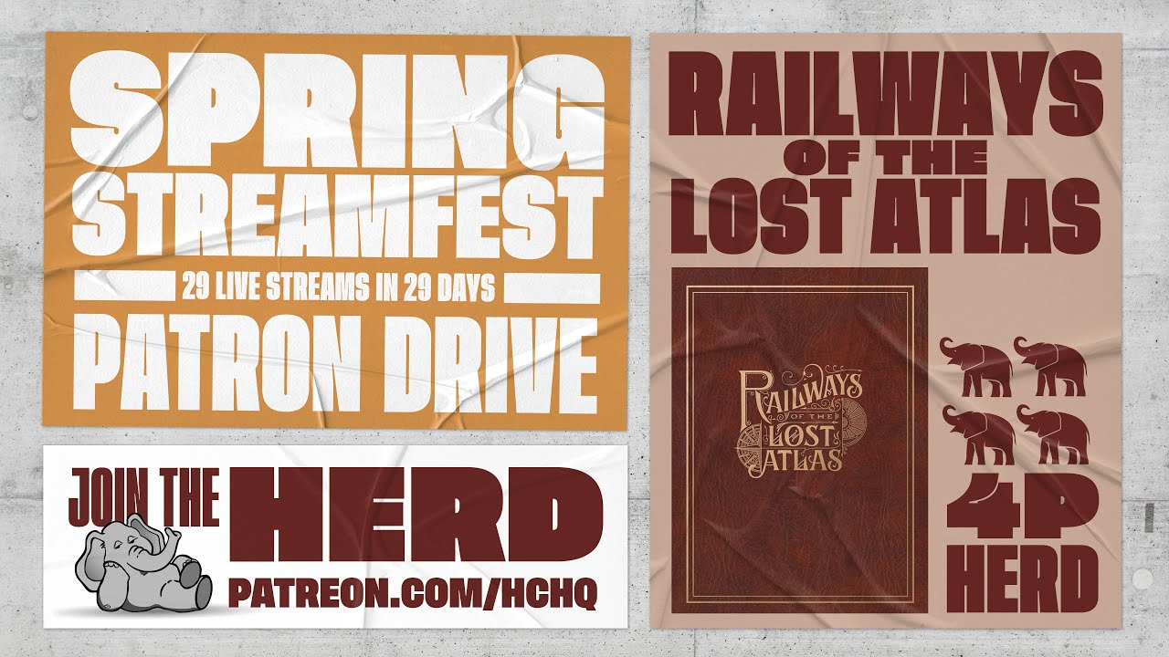 Railways of the Lost Atlas - 4p Teaching, Play-through, & Roundtable Discussion by Heavy Cardboard