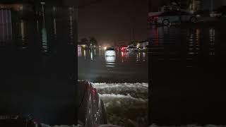 Captivating footage of a flooded street during a powerful storm, showcasing nature&#39;s force. #shorts