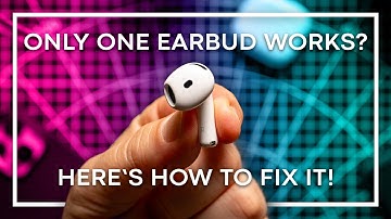 Only one earbud works on your AirPods 4 / AirPods 4 with ANC? Here