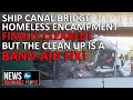 Seattle&#39;s Most Notorious Homeless Encampment at Ship Canal Bridge FINALLY Swept!