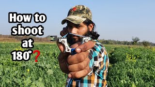 How to Shoot Slingshot at 180°❓Short,Long Range & Flying  Shooting at 180° in Urdu/Hindi