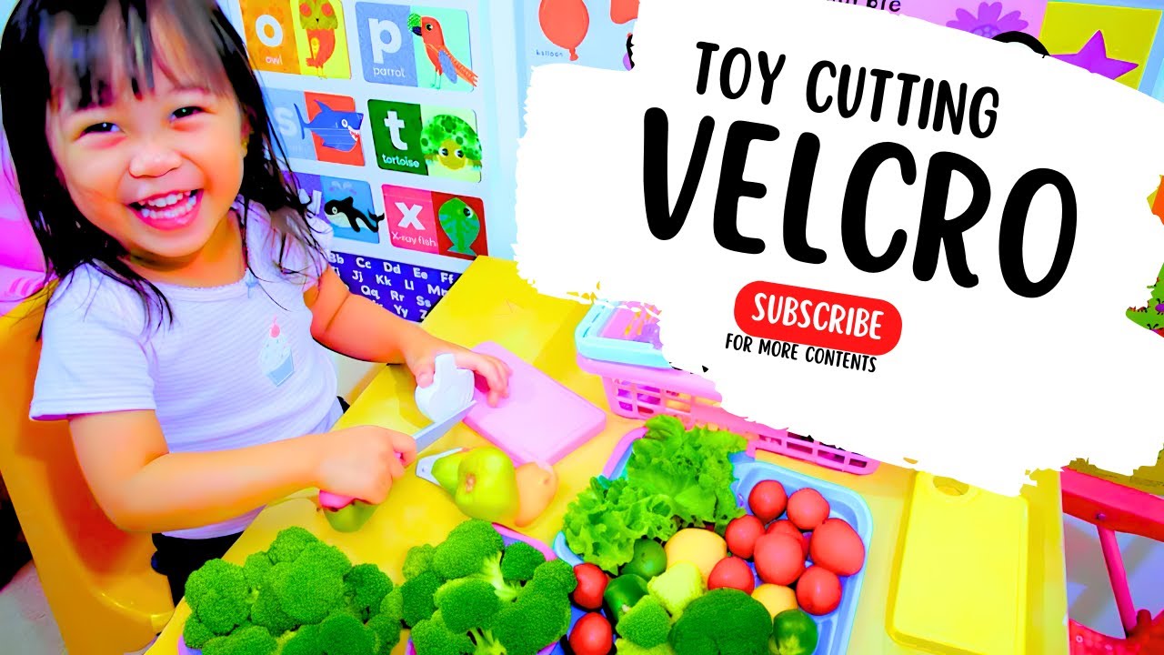 Watch Me Cutting Velcro Fruits and Vegetables