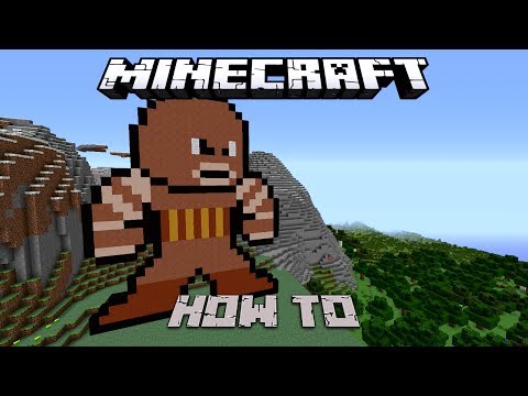 Minecraft: ~8 Bit~ HOW TO : The Juggernaut ( Tutorial ) /W