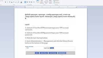 Set up NordVPN on DD-WRT router