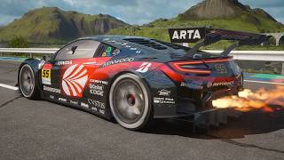 NSX GT3 Evo na Bannochbrae – Assetto Corsa