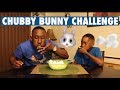 Chubby Bunny Challenge With My Little Brother