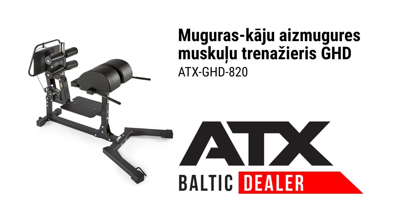 GHD Muguras un kāju aizmugures muskuļu trenažieris ATX Pro