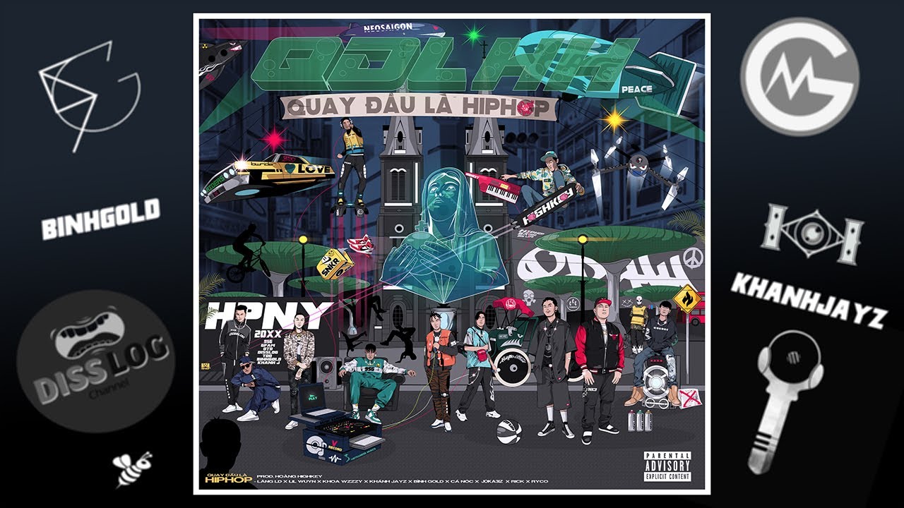 QUAY ĐẦU LÀ HIPHOP - Lăng LD. Lil Wuyn. KhoaWzzzy. Khánh Jayz. Rick. Ryco. BìnhGold. Joka3iz. Cá Nóc