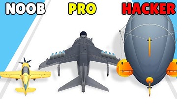 NOOB vs PRO vs HACKER in Plane Evolution!