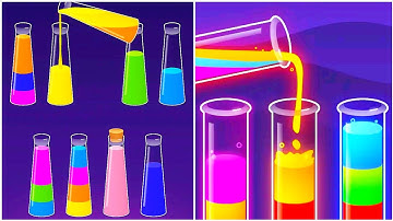 Water Sort Puzzle Gameplay 7, Android Games ios Walkthrough Simulator Think Brain