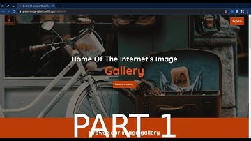 Grater Image Gallery - Creating an entire website from scratch - PART 1