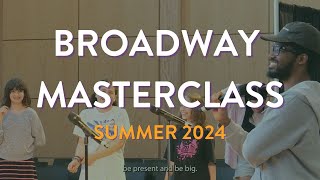 Broadway Masterclass '24