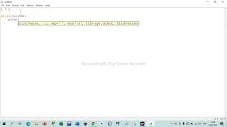 Números del 1 al 100 utilizando la variable While en Python