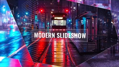 Modern Cinematic Slideshow After Effects Templates