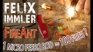 видео: Victorinox заявляет: 100 выстрелов всего одним FireAnt. Возможно ли это? Давайте проверим! картинка: Victorinox заявляет: 100 выстрелов всего одним FireAnt. Возможно ли это? Давайте проверим!
