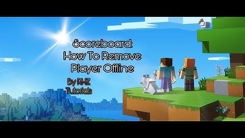 scoreboard: how to remove player offline