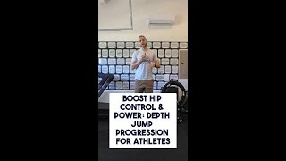 Boost Hip Control & Power: Depth Jump Progression for Athletes #shorts