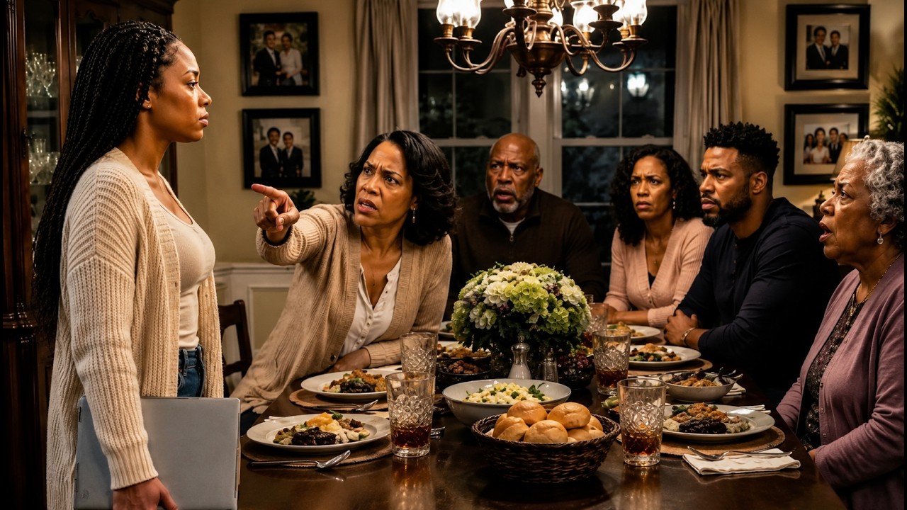 My mom tapped her glass and announced to the whole table, “It’s final. Your sister gets your house. She has kids.” I just sat there, fork in hand, as everyone nodded along like they’d already...