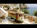 1950s Summer Tram Through a Seaside Town | Pavolira’s Vintage Songs