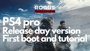 Rogue company on PS4 pro, first boot & tutorial [Release day version, 1080p]