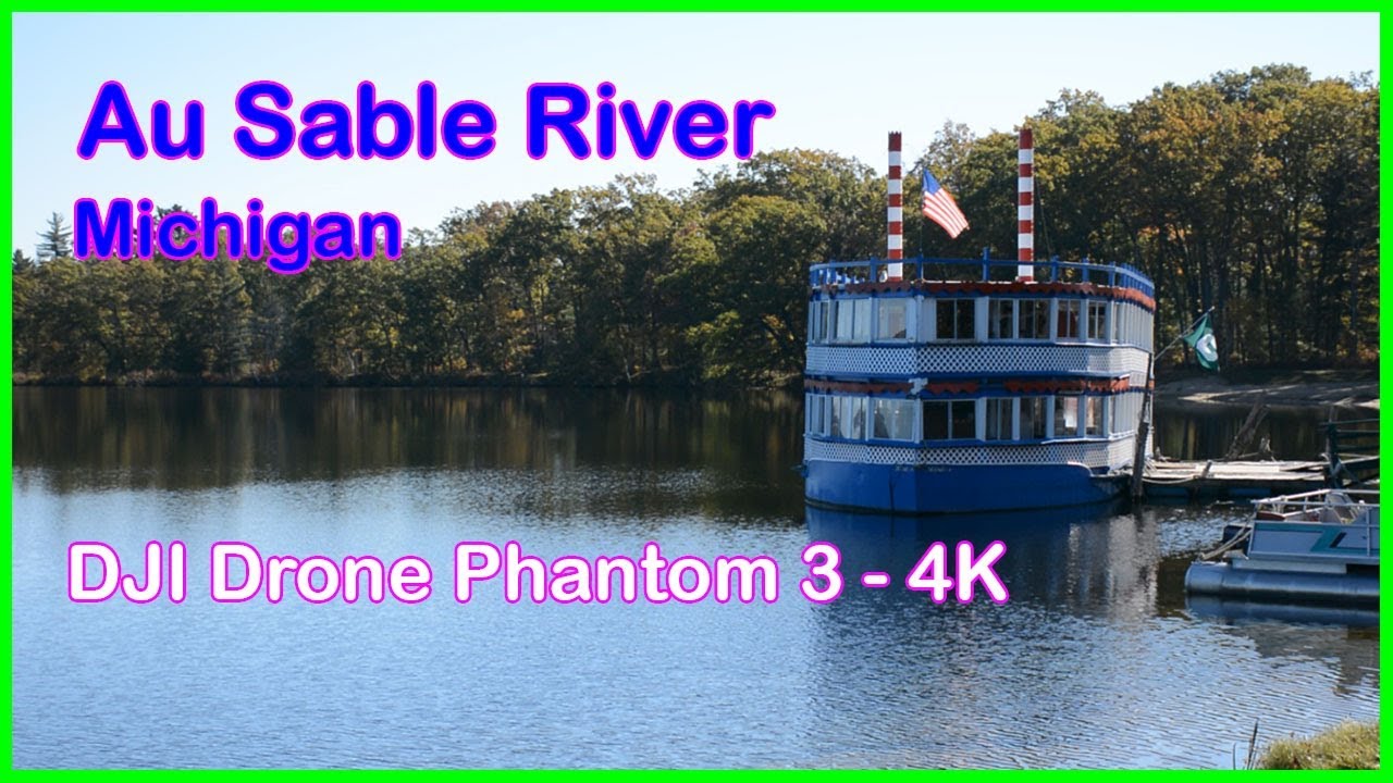 Au Sable River - Michigan : 오세이블 리버, 미시건주, 4K Drone Video, Road trip to MI | 미국자동차여행