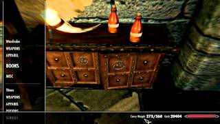 Skyrim: Container/Storage Item Categorization mod