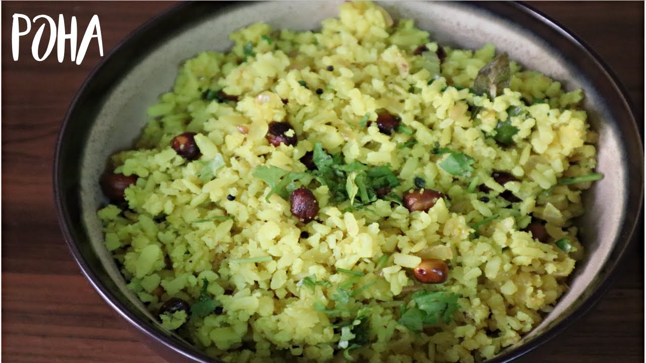 Poha Recipe Aval Upma Recipe Healthy Breakfast Recipe YouTube