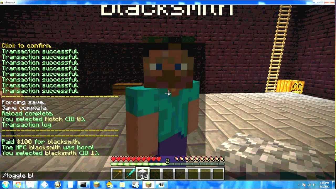 [CITIZEN TUTORIAL] How to setup a Blacksmith with Citizens - YouTube