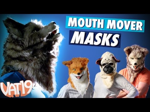 Animal Masks That Move When You Talk