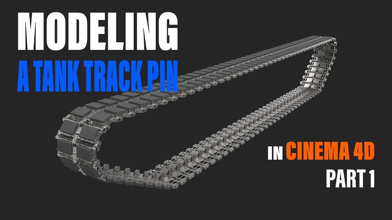 Modeling Leopard Tank, Track Pin Part 01