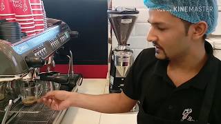 How to make an Americano/perfect coffee (अमेरिकानाे कफि बनाउने तरिका)