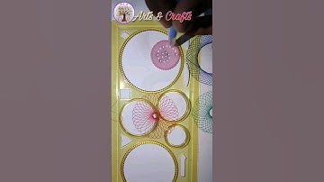 Easy Spirograph drawing 🥰🥰🥰 #shorts #viral #drawing