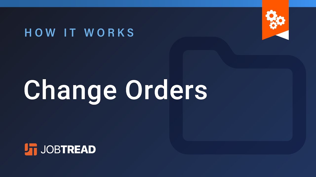 Change Orders