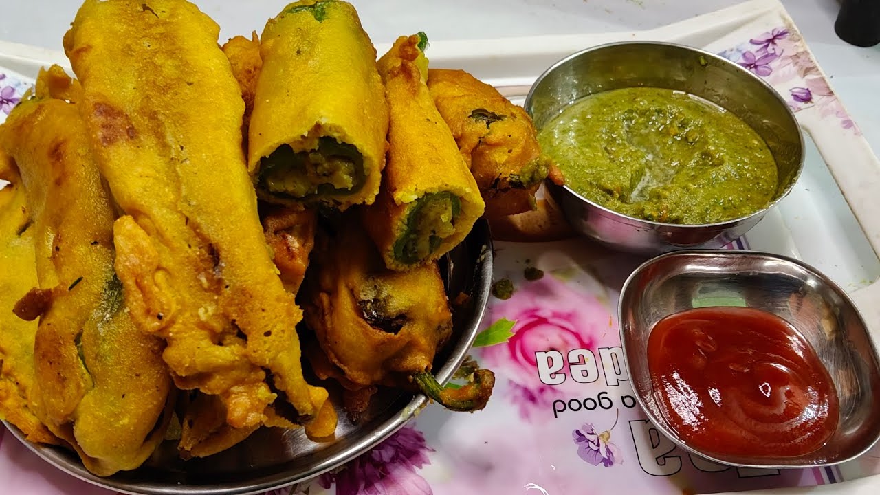 चटपटा भरवा मिर्च का पकौड़ा || bharwa mirch ka pakoda || #recipe pakoda # homemade pakoda #cooking ||