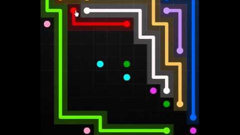 flow game facebook - 12 x 12 mania level 58 Connect the dots