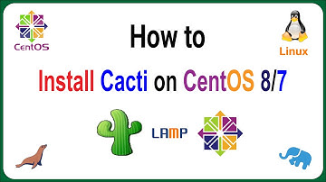 How to Install Cacti latest version on CentOS 8/7