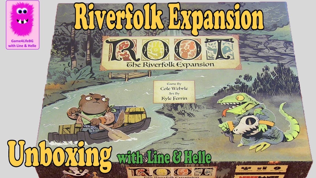 Root: Riverfolk Expansion, Unboxing (In English, board game, asymmetric  game)