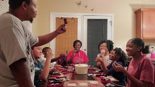 One chip challenge LMAO whole family pt1 #onechipchallenge