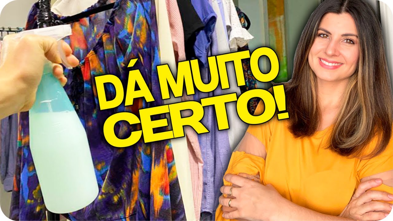 ROUPAS CHEIROSAS - SEM LAVAR! | COMO TIRAR CHEIRO DE ROUPA GUARDADA E ...