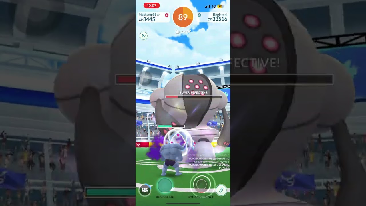 Registeel Raid | Party Power【Success】【Duo Challenge】【Legendary Raid】【Pokemon Go】