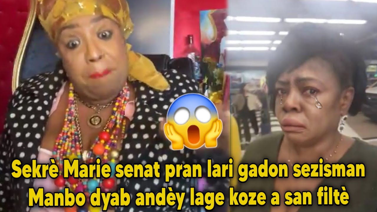 Sekrè Marie senat pran lari gadon sezisman Manbo dyab andèy lage koze a san filtè