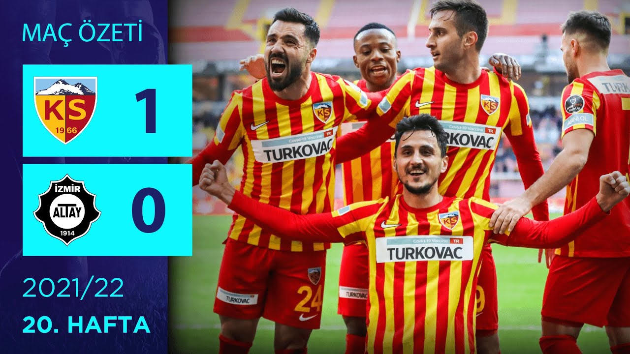 2021-2022 Süper Lig KAYSERİSPOR - ALTAY 1-0 Maç Özeti